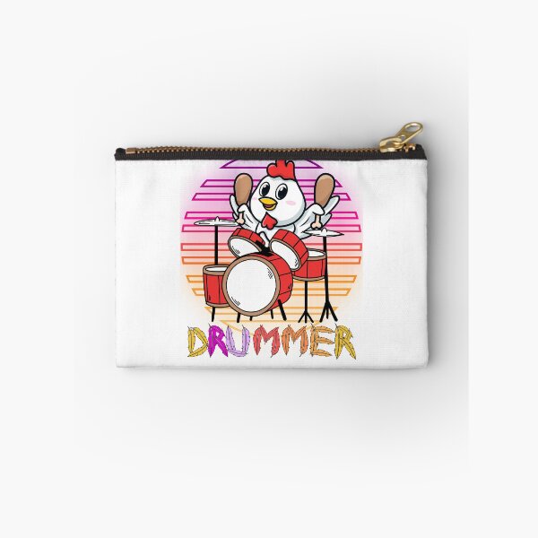 Item preview, Funny Retro Style Chicken Drummer designed and sold by GarnersDesigns.