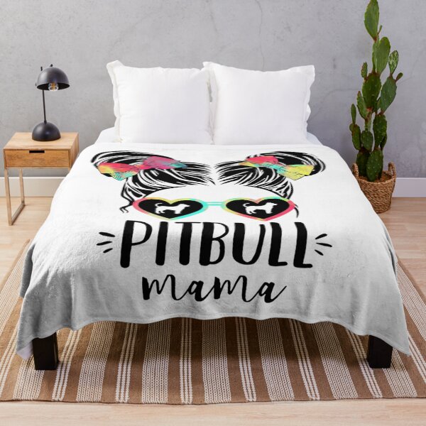 Item preview, Pitbull Mama Gifts Double Bun Hair Pitbull Terrier Gifts Mom designed and sold by silverconscienc.