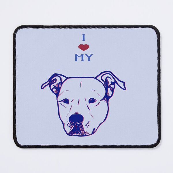 Item preview, I Love My Dog - Pitbull designed and sold by Shaza Creative.
