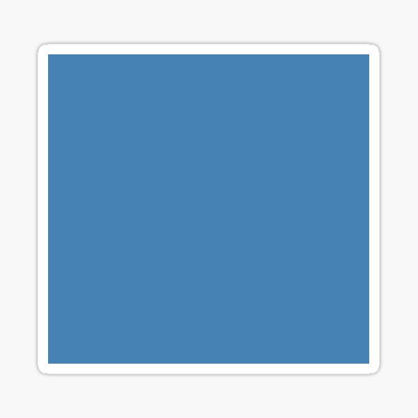 Plain colors 23. SteelBlue Sticker