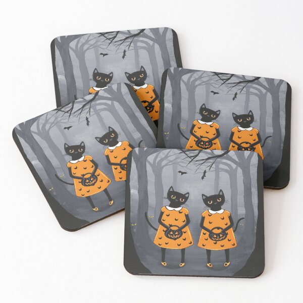 Item preview, The Halloween Twins designed and sold by KilkennyCat Art.