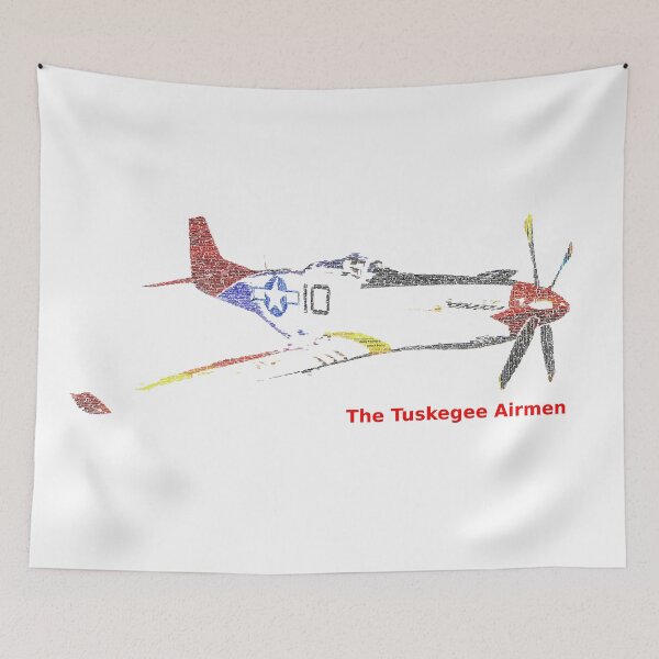 Item preview, Tuskegee Airmen Pilots Word Cloud designed and sold by WordyCloud.