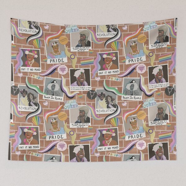 Item preview, The Legacy of Marsha P Johnson designed and sold by Ember Custer.