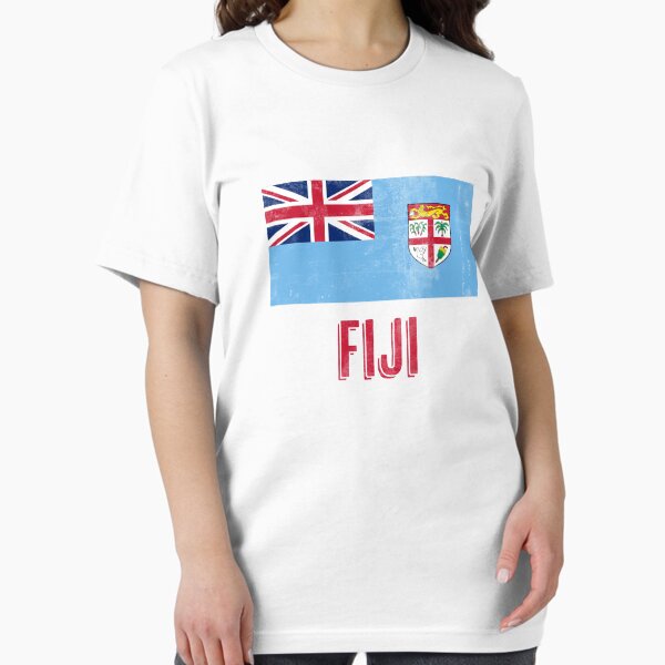 Artikel-Vorschau von Flagge von Fidschi "Grunge"-Look., designt und verkauft von KTSubz Designs.