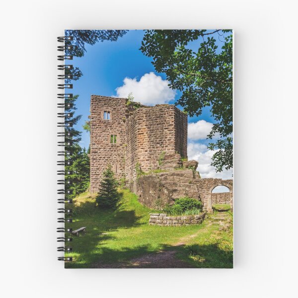 Item preview, Majestic ruins of medieval castle Birkenfels, Alsace, France designed and sold by Alexander Sorokopud.