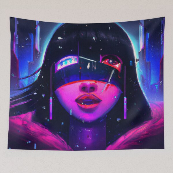 Item preview, Cyberpunk starlet II (DALL-E Art) designed and sold by Daniel Burton.