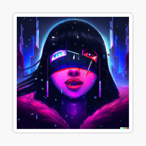 Item preview, Cyberpunk-Starlet II (DALL-E Art) designed and sold by Daniel Burton.