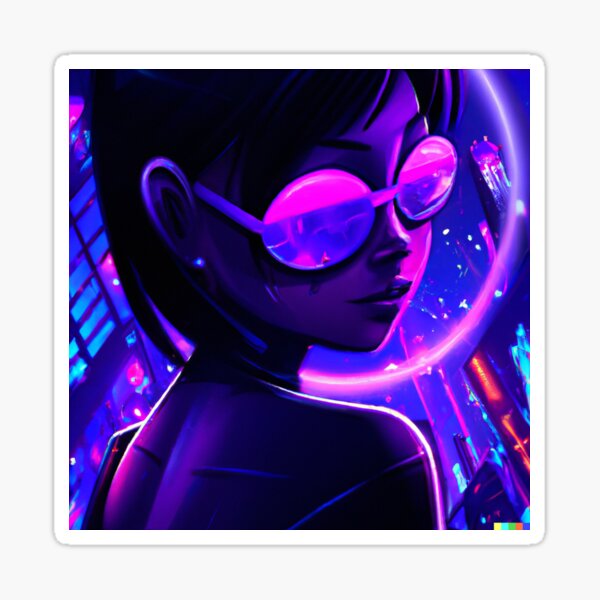 Item preview, Cyberpunk-Starlet (DALL-E Art) designed and sold by Daniel Burton.