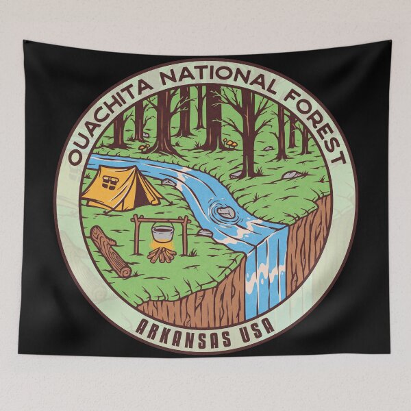 Item preview, Ouachita National Forest River Camp designed and sold by JordanHolmes.