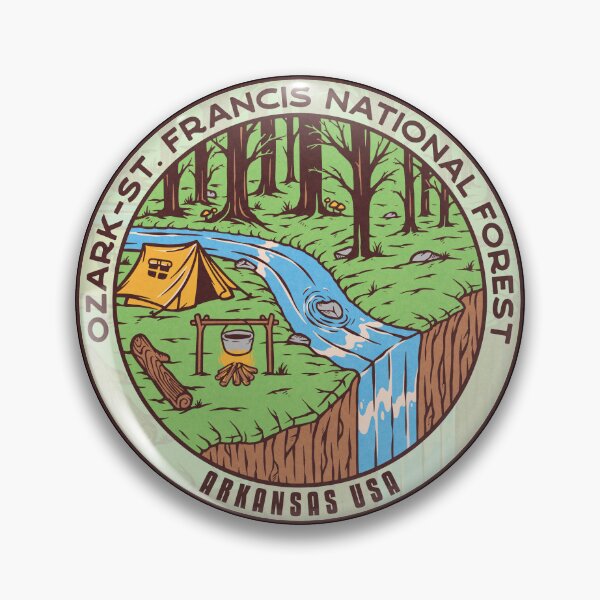 Item preview, Ozark-St. Francis National Forest River Camp designed and sold by JordanHolmes.