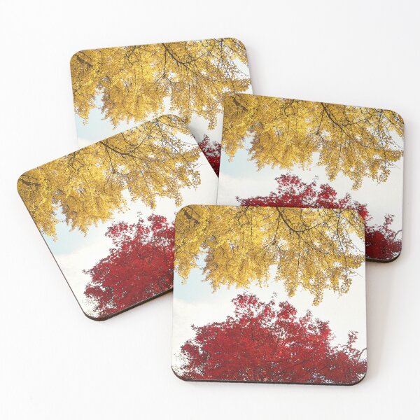 Item preview, Beautiful scenery red and yellow trees designed and sold by Alexandra Rty.