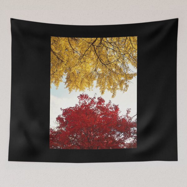 Item preview, Beautiful scenery red and yellow trees designed and sold by Alexandra Rty.