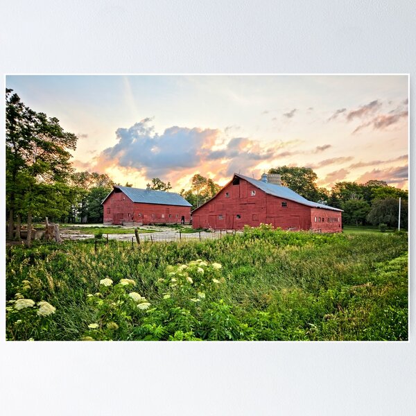 Item preview, Dual Barns in Chickasaw designed and sold by LynyrdSky.