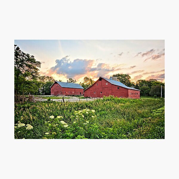 Item preview, Dual Barns in Chickasaw designed and sold by LynyrdSky.