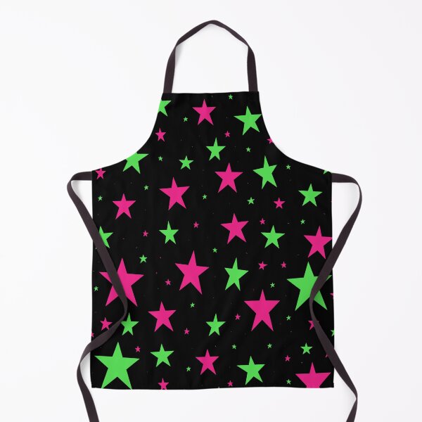 Item preview, Neon Stars on Black designed and sold by pinkmonkeybird.