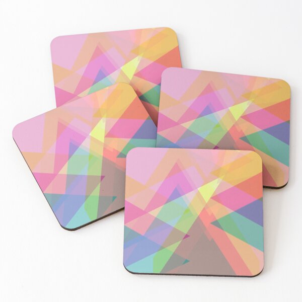 Item preview, Abstract geometric multicolor triangles designed and sold by cutecrazytshirt.