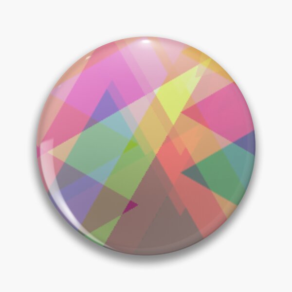 Item preview, Abstract geometric multicolor triangles designed and sold by cutecrazytshirt.