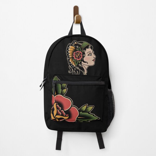 Item preview, Traditional Butterfly Girl Tattoo designed and sold by napiks.
