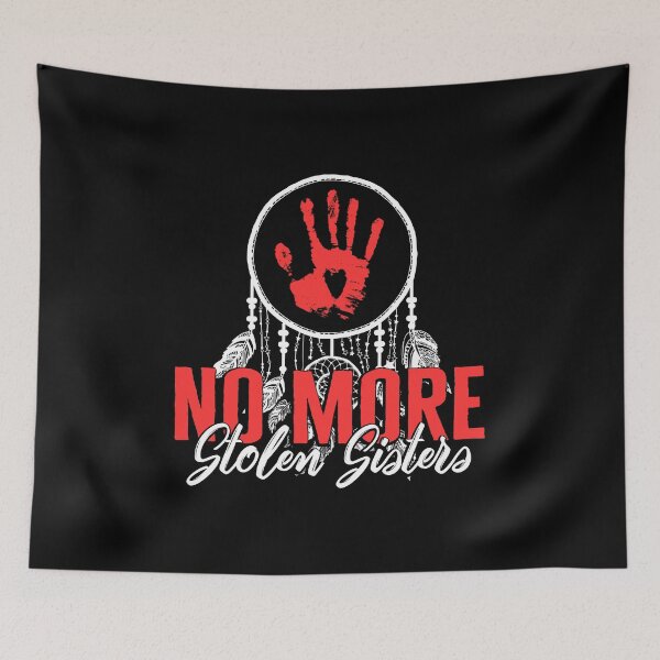 Item preview, Colonization Shirt, No More Stolen Sister Red Hand Tee, Equal Rights Native American Gift Pioneer Indigenous Women's T-Shirt designed and sold by Sifoustore.