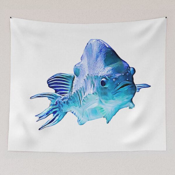 Item preview, Beautiful Blue Fish  designed and sold by oli-ml.