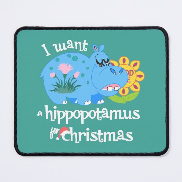 Item preview, I Want A Hippopotamus Small World Christmas designed and sold by halfaheart.