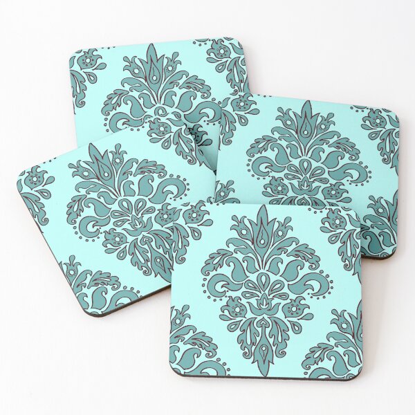 Item preview, Vintage Blue Damask designed and sold by Julie Erin Designs.