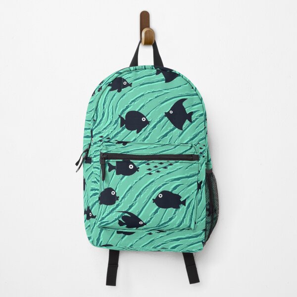 Item preview, Simple Tropical Fish.. set off against a turquoise blue abstract background designed and sold by ditzy-designs.