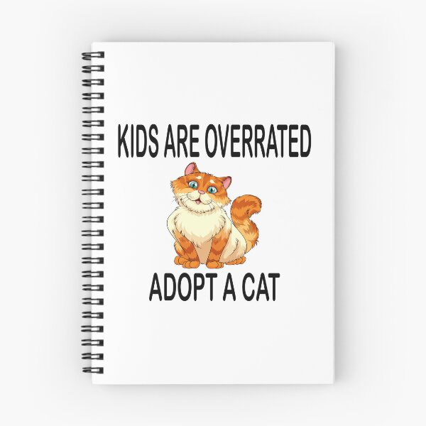 Item preview, kids are overrated adopt a cat - animal lover - funny and cool- cat lover designed and sold by Ach B.