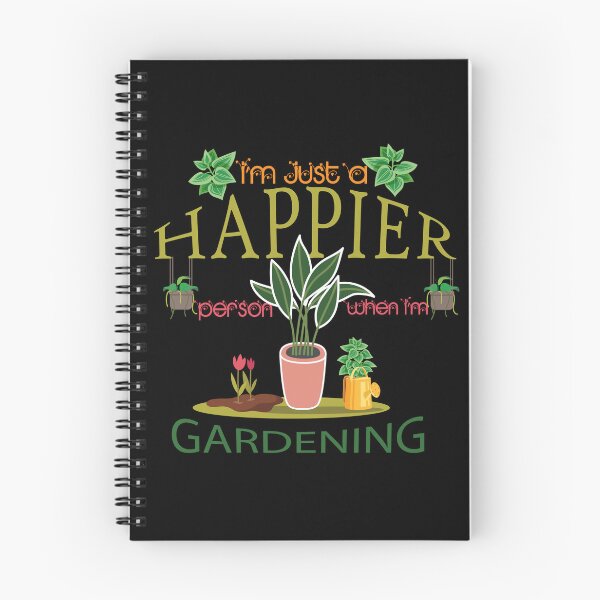 Item preview, I’m Just A Happier Person When I’m Gardening For Plant Lovers designed and sold by Giichi10.
