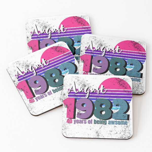 Item preview,  August 1982 limited edition 40 Years Of Being Awesome  designed and sold by xbatata.
