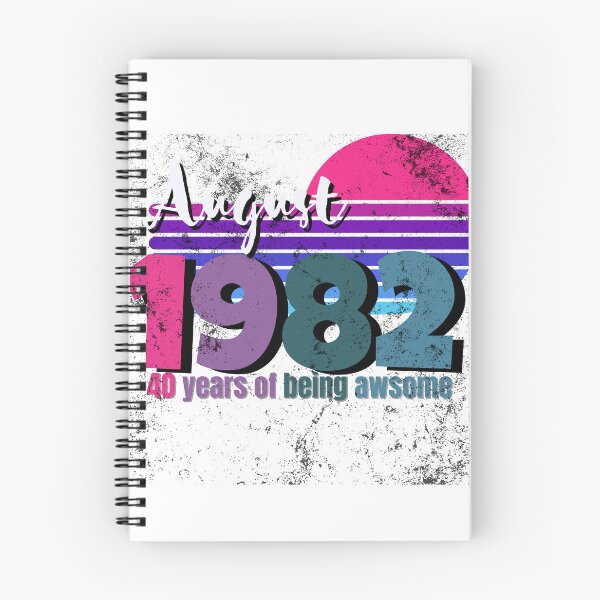 Item preview,  August 1982 limited edition 40 Years Of Being Awesome  designed and sold by xbatata.