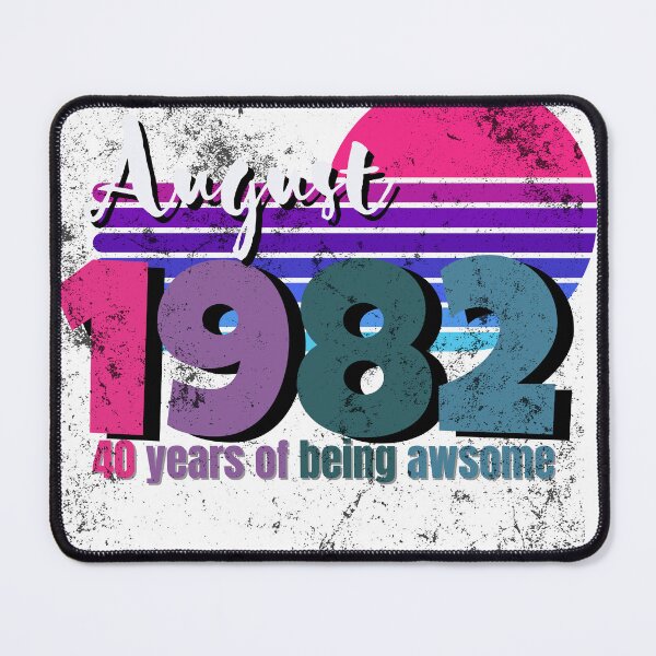 Item preview, August 1982 limited edition 40 Years Of Being Awesome designed and sold by xbatata.