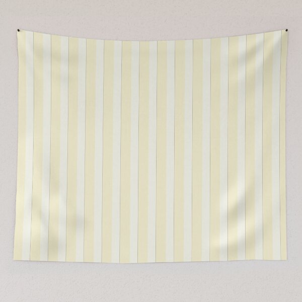 Item preview, Baby Yellow And Ivory Vertical Stripes designed and sold by burbankdesigns.