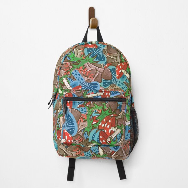 Item preview, Colourful Wild Mushrooms Random Pattern, Vintage Mushroom Pattern designed and sold by DesignHouse07.