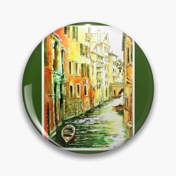 Item preview, Old Venice Canal - Watercolor and Ink - By Don Sylvester designed and sold by DonSylvester.