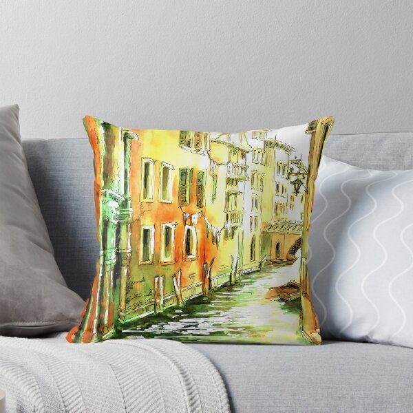 Item preview, Old Venice Canal - Watercolor and Ink - By Don Sylvester designed and sold by DonSylvester.