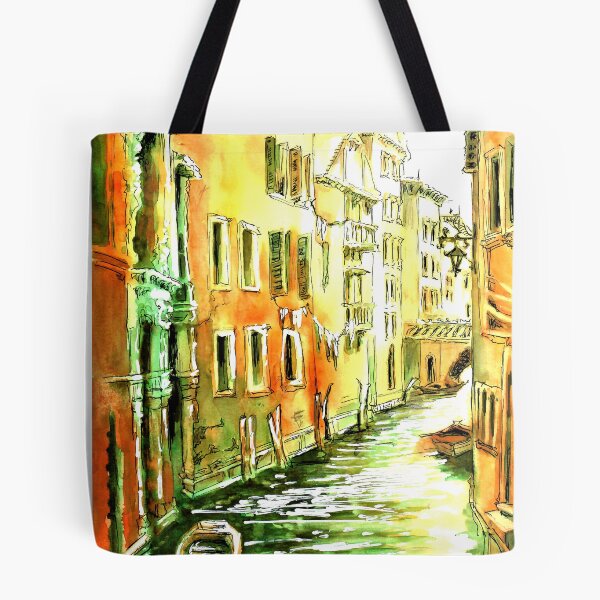Item preview, Old Venice Canal - Watercolor and Ink - By Don Sylvester designed and sold by DonSylvester.