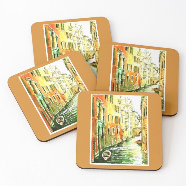 Item preview, Old Venice Canal - Watercolor and Ink - By Don Sylvester designed and sold by DonSylvester.