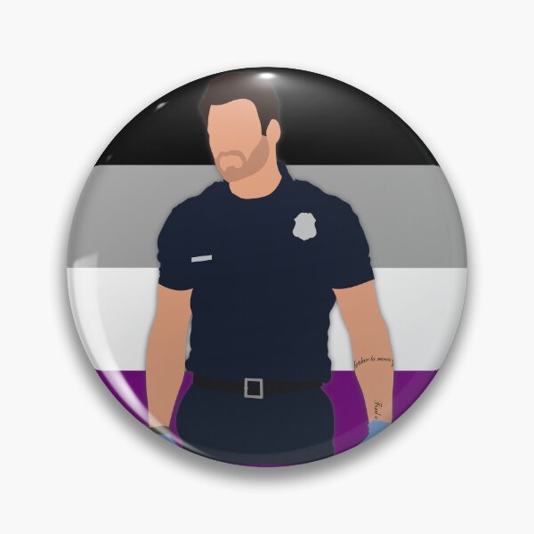 Item preview, Eddie Diaz Asexual Pride Cutout designed and sold by sadieyuki.