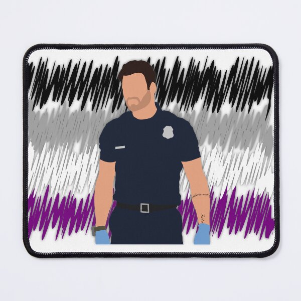 Item preview, Eddie Diaz Asexual Pride Cutout designed and sold by sadieyuki.