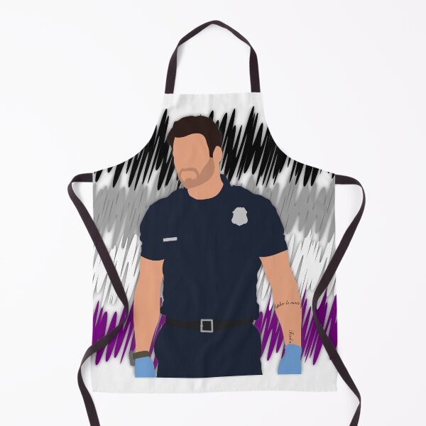 Item preview, Eddie Diaz Asexual Pride Cutout designed and sold by sadieyuki.