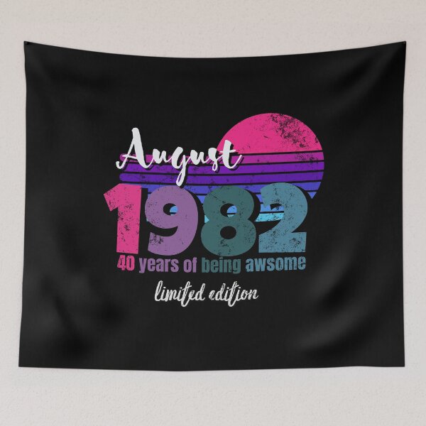 Item preview,  August 1982 40 Years Of Being Awesome limited edition designed and sold by xbatata.