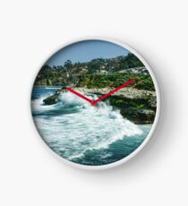 La Jolla California - Pacific Ocean Power Shaping the Coast Clock