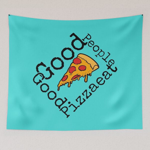 Item preview, Food People Eat Good Pizza designed and sold by Juanjohnso.