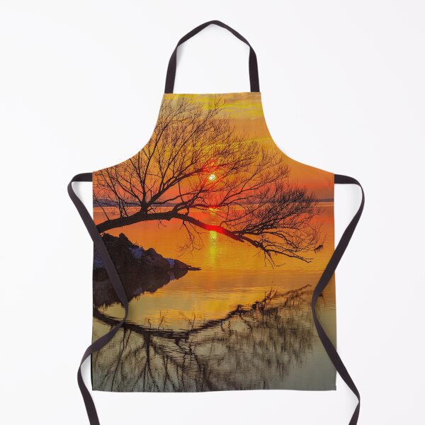 Item preview, Beautiful sunset view with rock and tree designed and sold by Alexandra Rty.