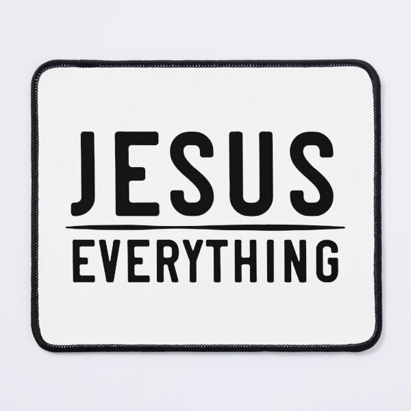 Item preview, Jesus Over Everything | Faith Motivation | Christian Quote designed and sold by NobleForte.