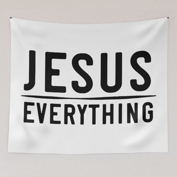 Item preview, Jesus Over Everything | Faith Motivation  | Christian Quote designed and sold by NobleForte.