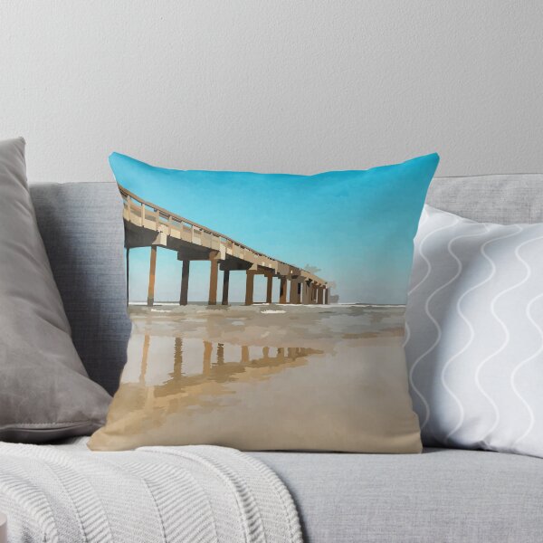 Item preview, St Augustine Florida Beach Boardwalk - Watercolour Style designed and sold by WWWC2288.