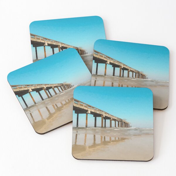 Item preview, St Augustine Florida Beach Boardwalk - Watercolour Style designed and sold by WWWC2288.