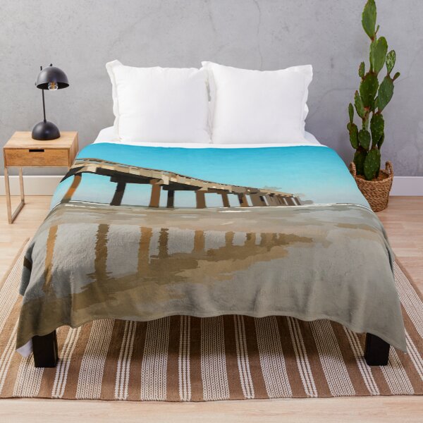 Item preview, St Augustine Florida Beach Boardwalk - Watercolour Style designed and sold by WWWC2288.
